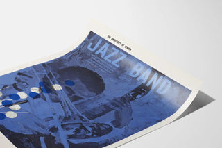 Póster vintage Banda de jazz Universidad de Denver