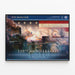 Póster conmemorativo de 150 años USS Monitor - Decoración mural histórica — cuadro enmarcado en la pared