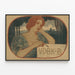 Póster Vintage Asociación de Artistas Plásticos Alemanes 1897 — cuadro enmarcado en la pared