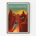 Póster decorativo Valles Marineris - Paisajes marcianos futuristas