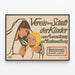 Póster vintage de protección infantil contra la explotación y el maltrato — cuadro enmarcado en la pared