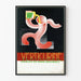 Póster publicitario vintage Verticurine para la flexibilidad arterial