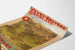 Póster vintage de mapa turístico Vevey-Gruyère-Oberland