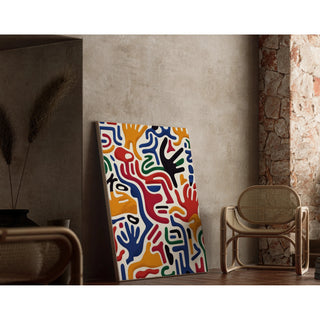 Tableau Pop Art - Mouvement des Mains