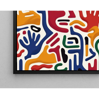 Tableau Pop Art - Mouvement des Mains
