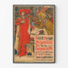 Póster vintage de la Exposición de la Toison de Oro en Brujas 1907
