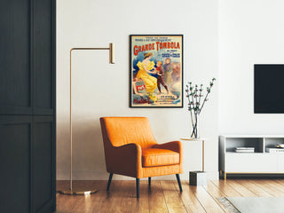 Vintage Poster for the Grand Tombola Paris 12th District for the School Fund