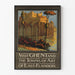 Póster vintage Visita a Gante y Ciudades del Arte de Flandes Oriental