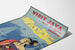 Póster vintage de Java - Viaje a Java desde Singapur