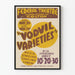 Póster vintage de variedades Vodvil Teatro Federal