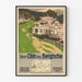 Póster vintage de viaje Von Cöln en la región de Bergisches