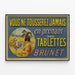 Póster publicitario vintage de tabletas Brunet — cuadro enmarcado en la pared