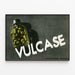 Póster publicitario vintage de Vulcase Laboratoires Brisson — cuadro enmarcado en la pared