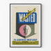 Póster vintage militar Equipo de Ropa Desperdiciada