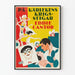 Póster vintage cinematográfico Eddie Cantor art déco