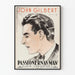 Póster vintage de John Gilbert apasionado