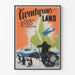 Póster vintage Aventura en Tierra del Almirante Byrd en el Polo Sur