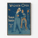 Póster vintage Wolzogen Oper Teatro Thalia