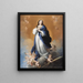 L'Immaculée Conception - Atelier de Bartolomé Esteban Murillo — framed artwork on a wall
