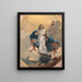 L'Inmaculada Concepción - Taller de Giovanni Battista Tiepolo — cuadro enmarcado en la pared