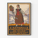 Póster vintage Xe exposición nacional de arte suizo en Zúrich 1910