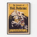 Póster vintage La Joute de Bal Boheme 1928