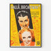 Póster vintage de Broadway con retratos estilizados