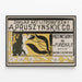 Póster Art Nouveau Zakład Artístico-Litográfico A. Pruszyńskiego — cuadro enmarcado en la pared