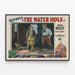 Póster vintage occidental The Water Hole de Zane Grey — cuadro enmarcado en la pared